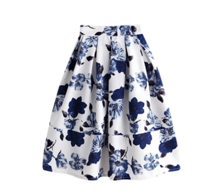 花 フレア ミディ スカート フラワー 春 夏 新作 膝丈 女子会 お出かけ 旅行 動きやすい 軽い 