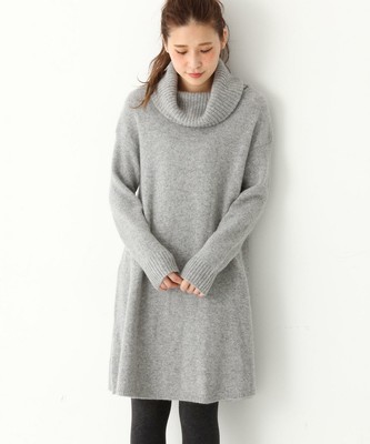 オフタートルチュニックワンピース/ AE