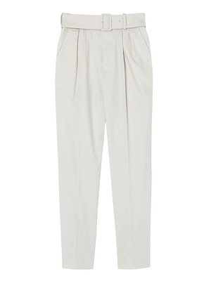 ハイウエストベルトパンツ