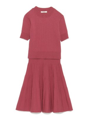 snidel (スナイデル) プリーツニットセットアップ