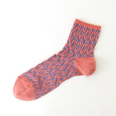 シャンブレ風ショートソックス