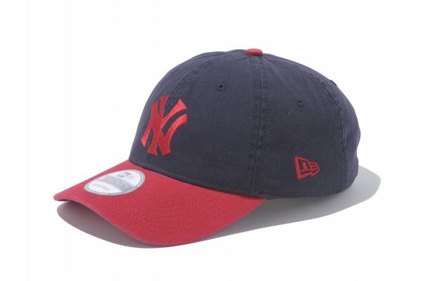  ニューヨーク・ヤンキース　ネイビー × レッド　スカーレットバイザー