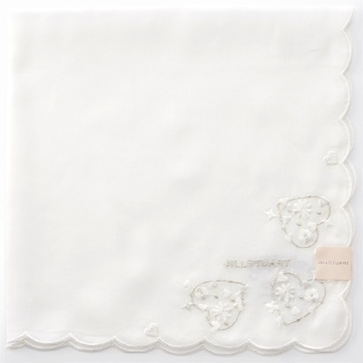 エンブロイダリーハンカチ ジルスチュアート