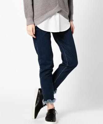 ROSE BUD 【カタログ掲載】フリンジスキニーパンツ