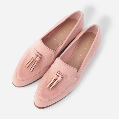 タッセルローファー 