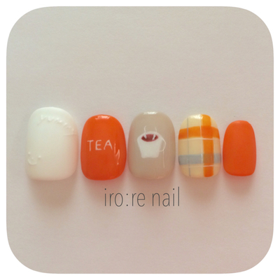 再販4】ティータイム◡̈ネイルチップ