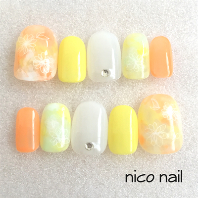 【New】マーブルフラワー