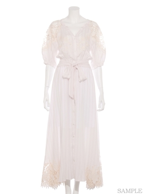 snidel（スナイデル）刺繍レースロングワンピース