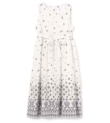 ペイズリープリントワンピース