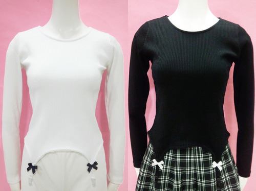 テレコガーター付トップス