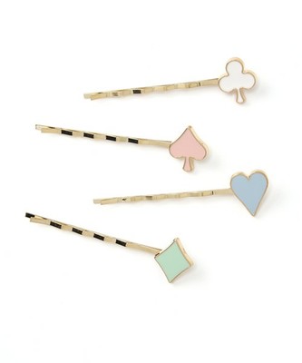 トランプヘアピンセット