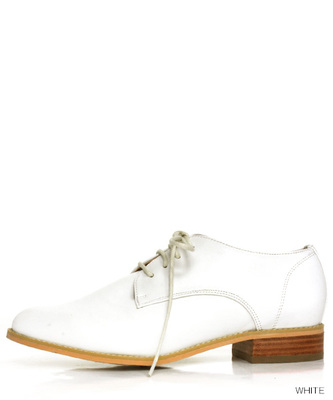 レースアップオックスフォード