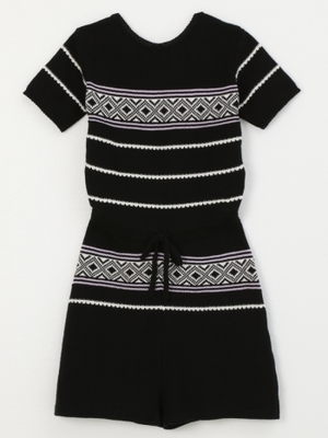 70'sボーダーコンビネゾン