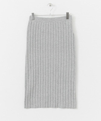 TCF ワイドリブニットスカート