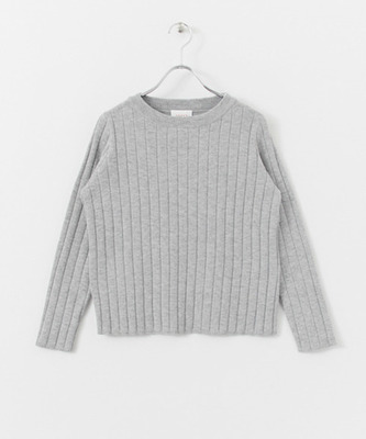 TCF ワイドリブコンパクトセーター