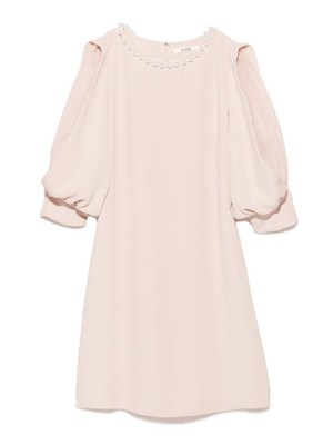 snidel (スナイデル) ビジュー付きデザインワンピース