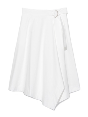 アシンメトリーラップスカート