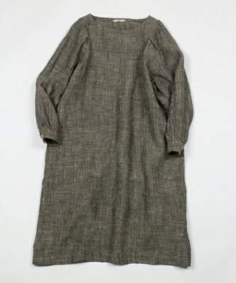 リネンツイードワンピース