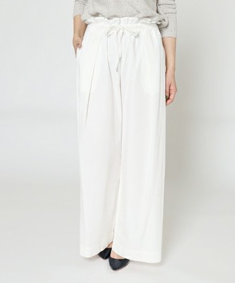 ハイカウントコットンギャザーパンツ