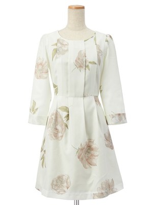 Oアネモネフラワーワンピ