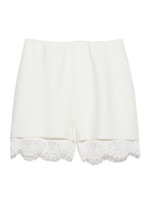 snidel （スナイデル）レース付きニットショートパンツ