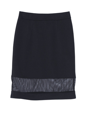 EVRIS メッシュラインスカート