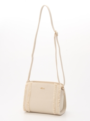 デニムフリンジショルダーBAG