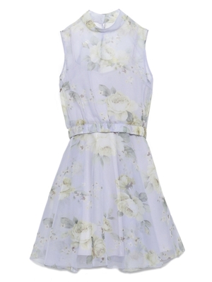 snidel ローズオーガンジーワンピース