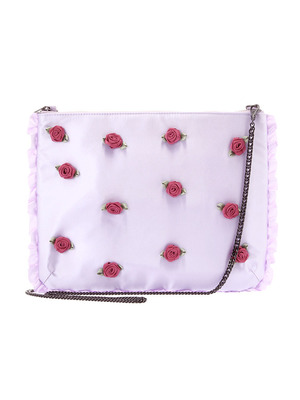 (2016春新作) ローズドットサテンクラッチ