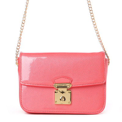 サマンサタバサ 合皮チェーンBAG（ピンク）