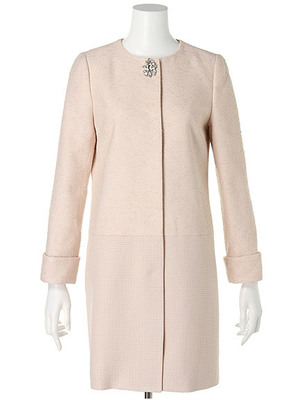 ツィード切替コート