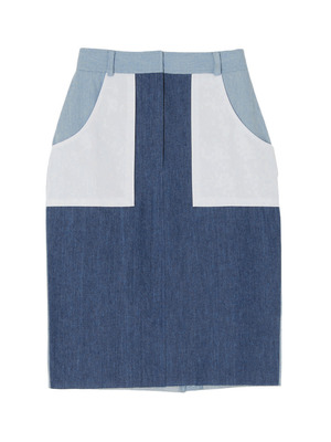 DENIM COMBIスカート