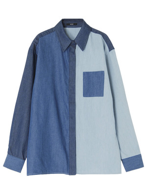 MIX DENIM HYBRIDシャツ
