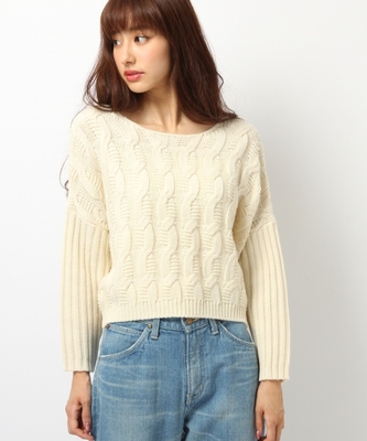 フトケーブルショートニット