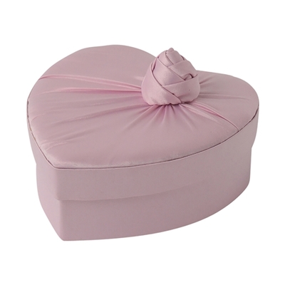 サテンローズハートボックス S ライトピンク