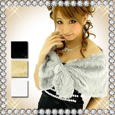 キラキラブローチフワモコファーティペット