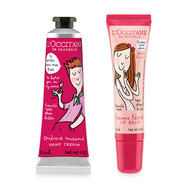 L'OCCITANE(ロクシタン) シアキッス ハンド&リップセット (ディライトフルローズ)