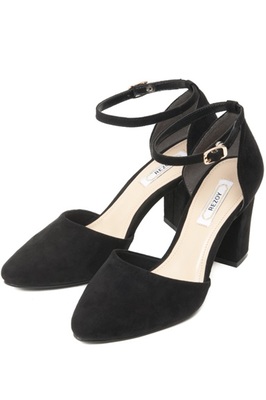 太ヒールセパレートパンプス