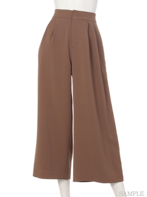 クロップドワイドパンツ