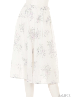 オリジナルペールフラワー柄ガウチョ