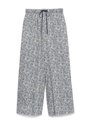 リバティファブリックワイドパンツ