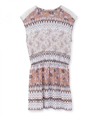 フラワーボーダーブラウス