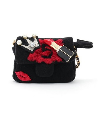 リップクラウンバッグチャーム