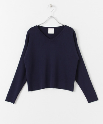 TUT Vネックボクシーセーター