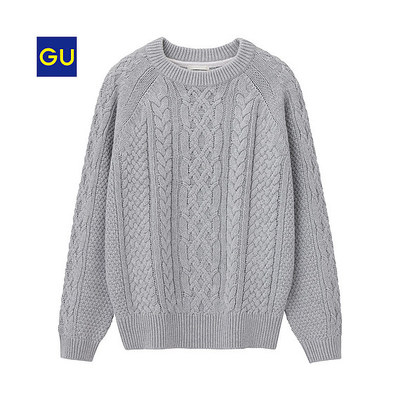 ケーブルセーター（長袖）