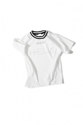 HELLOリブTEE WHITE