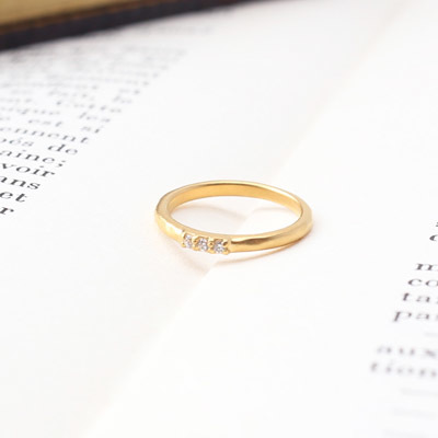 マットゴールドファランジリング