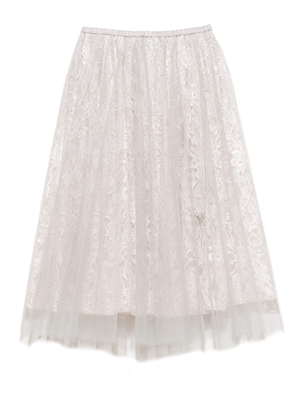 チュールレーススカート