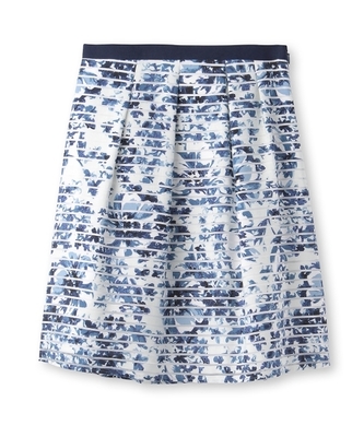 フラワーボーダースカート