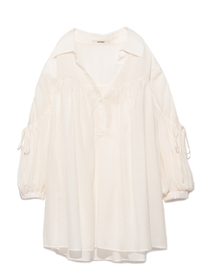 ギャザースリーブチュニック